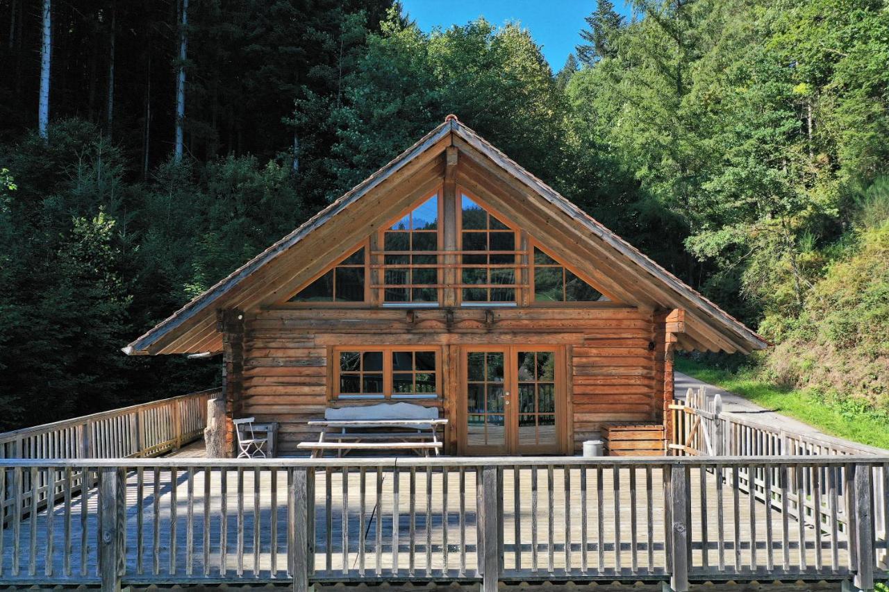 Schenkenzell Schwarzwald Blockhaus - Sauna - Kamin - Mit Bettwaesche Und Handtuecher מראה חיצוני תמונה