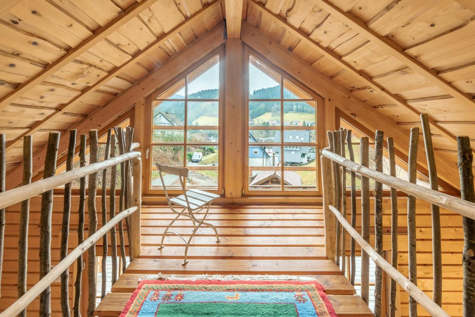 Schenkenzell Schwarzwald Blockhaus - Sauna - Kamin - Mit Bettwaesche Und Handtuecher מראה חיצוני תמונה